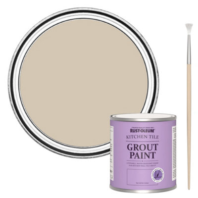 B&Q -  Butterscotch Kitchen Grout Paint 250Ml