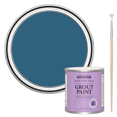 Rust-Oleum Cobalt Kitchen Grout Paint 250Ml from B&Q