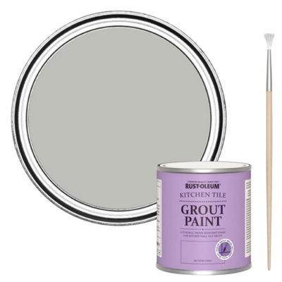 Rust-Oleum Flint Kitchen Grout Paint 250Ml from B&Q