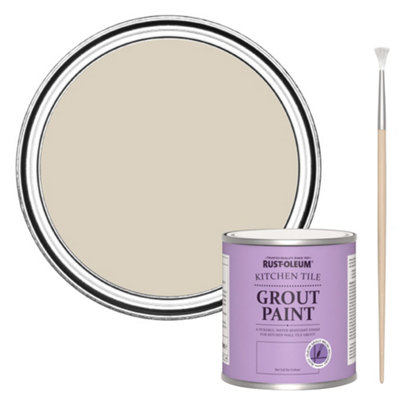 Rust-Oleum Hessian Kitchen Grout Paint 250Ml from B&Q