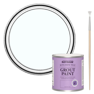 Rust-Oleum Icecap Kitchen Grout Paint 250Ml from B&Q