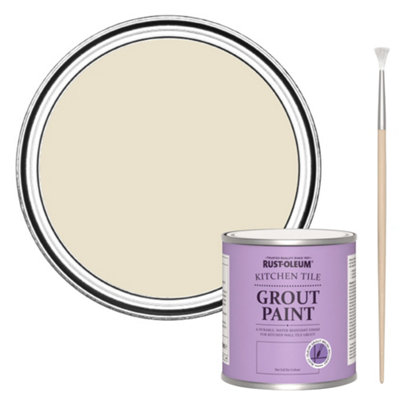 Rust-Oleum Longsands Kitchen Grout Paint 250Ml from B&Q