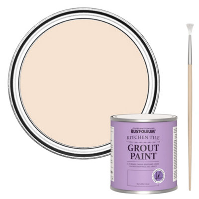 Rust-Oleum Melrose Kitchen Grout Paint 250Ml from B&Q