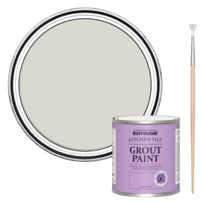 Rust-Oleum Mocha Kitchen Grout Paint 250Ml from B&Q