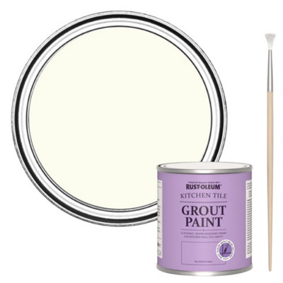 Rust-Oleum Porcelain Kitchen Grout Paint 250Ml from B&Q