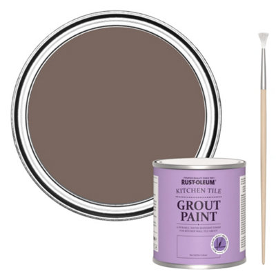 Rust-Oleum River's Edge Kitchen Grout Paint 250Ml from B&Q