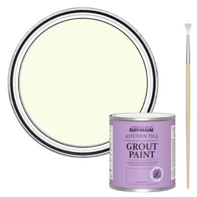 Rust-Oleum Shortbread Kitchen Grout Paint 250Ml from B&Q