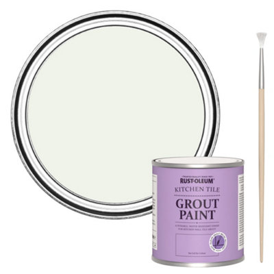 Rust-Oleum Steamed Milk Kitchen Grout Paint 250Ml from B&Q
