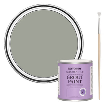 Rust-Oleum Tea Leaf Kitchen Grout Paint 250Ml from B&Q