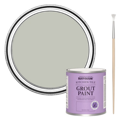 Rust-Oleum Tyne Fog Kitchen Grout Paint 250Ml from B&Q