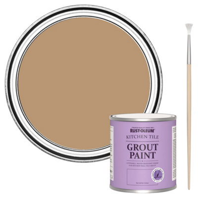 Rust-Oleum Fired Clay Kitchen Grout Paint 250Ml from B&Q