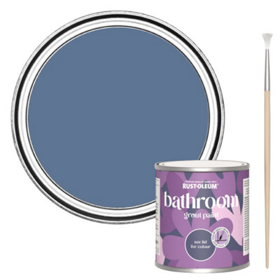 Rust-Oleum Blue River Bathroom Grout Paint 250Ml from B&Q
