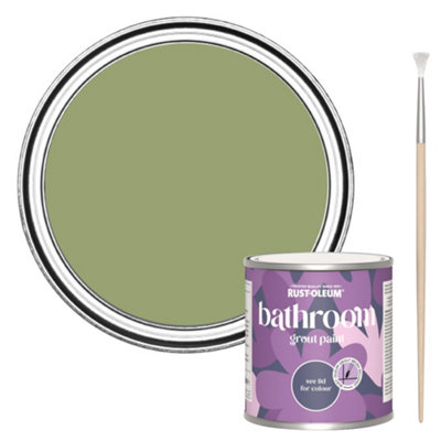 Rust-Oleum Familiar Ground Bathroom Grout Paint 250Ml from B&Q
