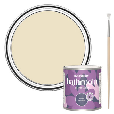 Rust-Oleum Featherstone Bathroom Grout Paint 250Ml from B&Q