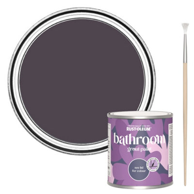 Rust-Oleum Grape Soda Bathroom Grout Paint 250Ml from B&Q