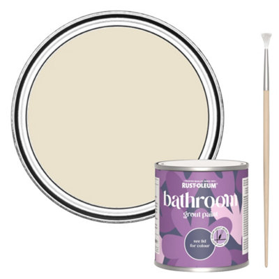 Rust-Oleum Longsands Bathroom Grout Paint 250Ml from B&Q