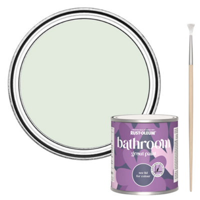 Rust-Oleum Sage Mist Bathroom Grout Paint 250Ml from B&Q