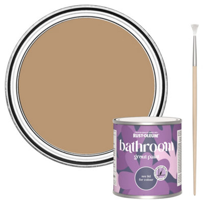 Rust-Oleum Fired Clay Bathroom Grout Paint 250Ml from B&Q