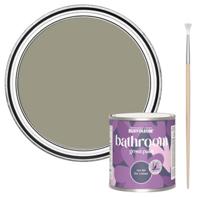 Rust-Oleum Grounded Bathroom Grout Paint 250Ml from B&Q