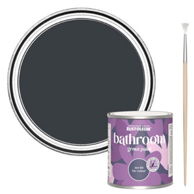 Rust-Oleum Anthracite (Ral 7016) Bathroom Grout Paint 250Ml from B&Q