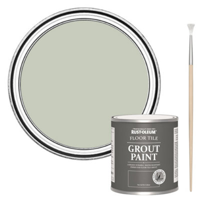 Rust-Oleum Aloe Floor Grout Paint 250Ml from B&Q