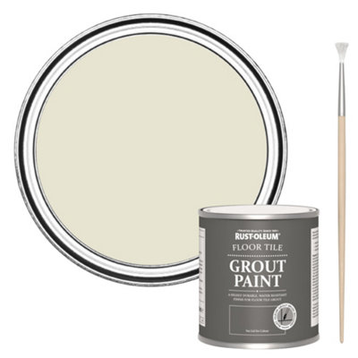 Rust-Oleum Oyster Floor Grout Paint 250Ml from B&Q