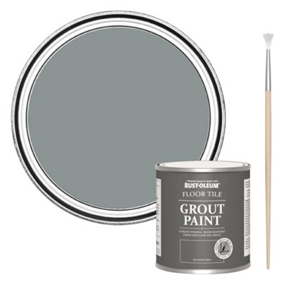 Rust-Oleum Slate Floor Grout Paint 250Ml from B&Q