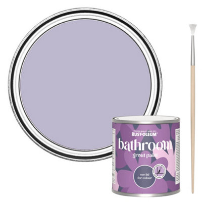 Rust-Oleum Wisteria Bathroom Grout Paint 250Ml from B&Q
