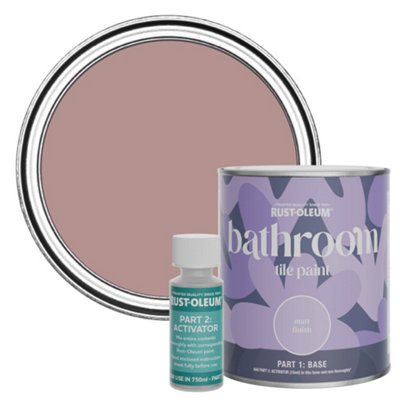 Rust-Oleum Heartfelt Matt Bathroom Tile Paint 750Ml from B&Q