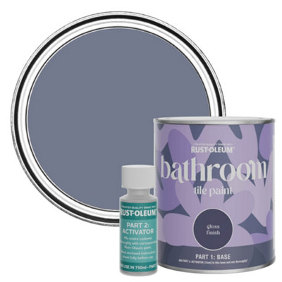 Rust-Oleum Hush Gloss Bathroom Tile Paint 750Ml from B&Q