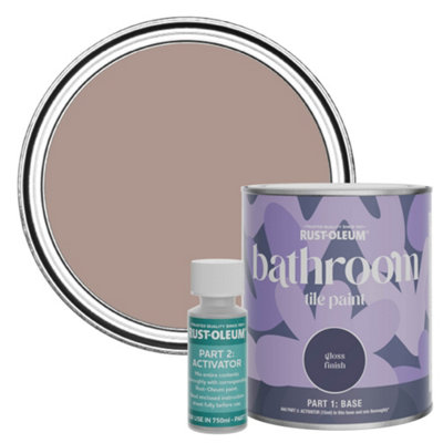Rust-Oleum Haversham Gloss Bathroom Tile Paint 750Ml from B&Q