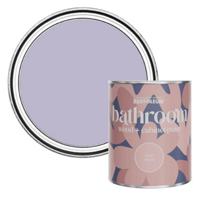 B&Q -  Wisteria Matt Bathroom Wood & Cabinet Paint 750Ml