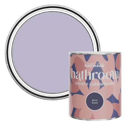 B&Q -  Wisteria Gloss Bathroom Wood & Cabinet Paint 750Ml