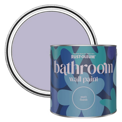 Rust-Oleum Wisteria Matt Bathroom Wall & Ceiling Paint 2.5L from B&Q