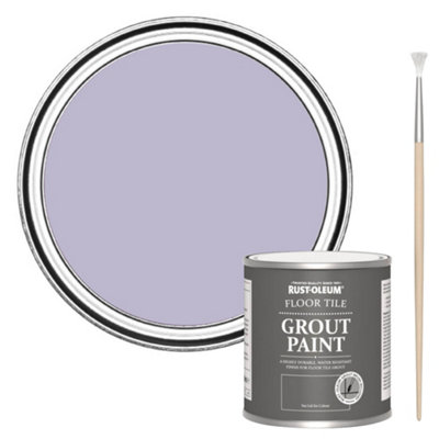 Rust-Oleum Wisteria Floor Grout Paint 250Ml from B&Q