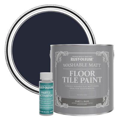 Rust-Oleum Odyssey Washable Matt Floor Tile Paint 2.5L from B&Q