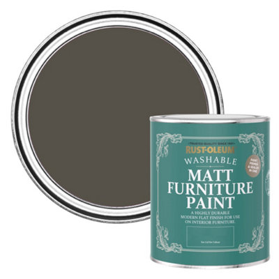 Rust-Oleum Fallow Matt Furniture Paint 750Ml from B&Q