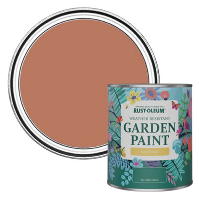 Rust-Oleum Siena Matt Garden Paint 750Ml from B&Q