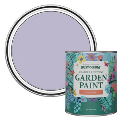 Rust-Oleum Wisteria  Satin Garden Paint 750Ml from B&Q