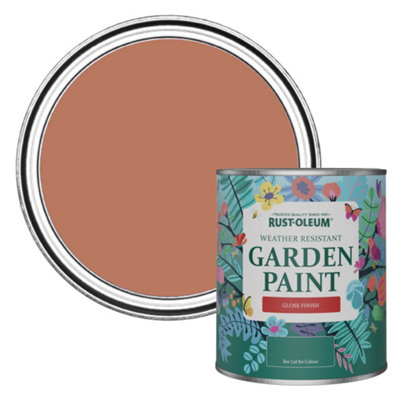 Rust-Oleum Siena Gloss Garden Paint 750Ml from B&Q
