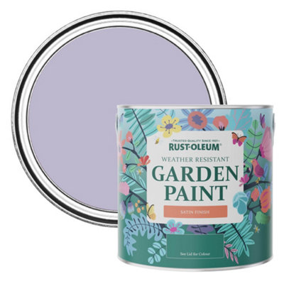 B&Q -  Wisteria  Satin Garden Paint 2.5L