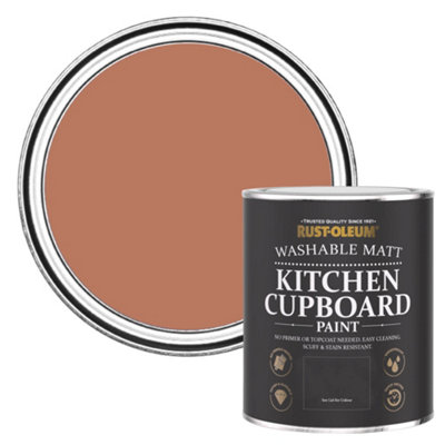 Rust-Oleum Siena Matt Kitchen Cupboard Paint 750Ml from B&Q