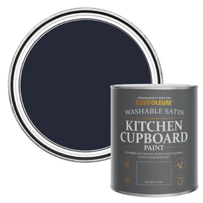 Rust-Oleum Odyssey Satin Kitchen Cupboard Paint 750Ml from B&Q