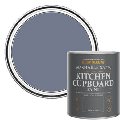 Rust-Oleum Hush Satin Kitchen Cupboard Paint 750Ml from B&Q