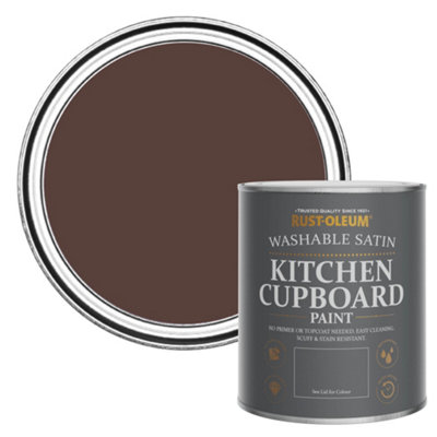 Rust-Oleum Valentina Satin Kitchen Cupboard Paint 750Ml from B&Q