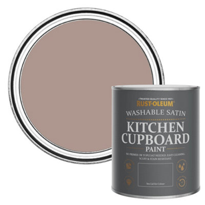 Rust-Oleum Haversham Satin Kitchen Cupboard Paint 750Ml from B&Q