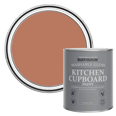 Rust-Oleum Siena Gloss Kitchen Cupboard Paint 750Ml from B&Q