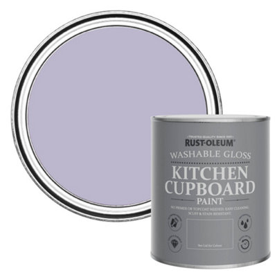 Rust-Oleum Wisteria Gloss Kitchen Cupboard Paint 750Ml from B&Q