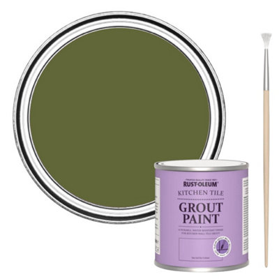 Rust-Oleum Jasper Kitchen Grout Paint 250Ml from B&Q