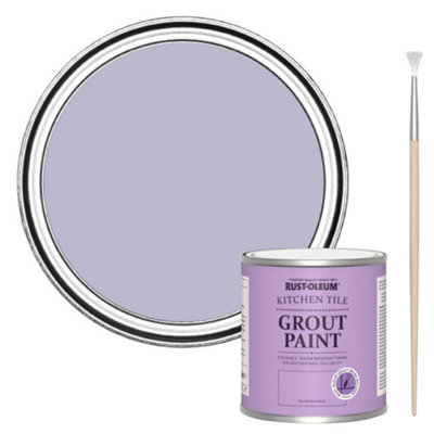 Rust-Oleum Wisteria Kitchen Grout Paint 250Ml from B&Q